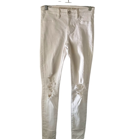 American Eagle Outfitters White Jeans Size 2 - Picture 1 of 6